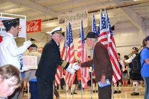 Iron County welcome home reception for the Utah Honor Flight, Cedar City, Utah, June 6, 2015 | Photo by Emily Hammer, Cedar City News