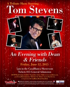 Event flyer for Tom Stevens, location and date not specified | Image courtesy of Mesquite Gaming, St. George News