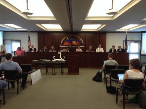 The monthly meeting of the Washington County School District Board of Education is held at the district office building, St. George, Utah, June 16, 2015 | Photo by Hollie Reina, St. George News