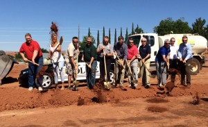 At the groundbreaking for the new Washington City police station on 100 East, Washington City, Utah, June 18, 2015 | Photo by Mori Kessler, St. George News