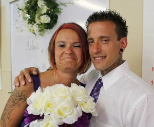 Michael Deuel and Crystal Campbell were married in a ceremony at Switchpoint Community Center, St. George, Utah, June 8, 2015 | Photo by Ric Wayman, St. George News