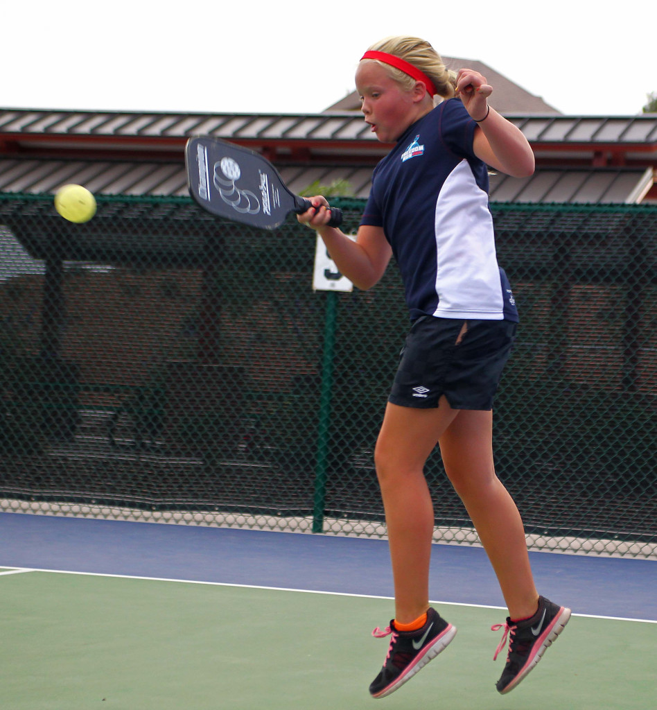 Ruby Ludlow, City of St. George youth pickleball,  St. George, Utah, July 30, 2015, | Photo by Robert Hoppie, ASPpix.com, St. George News