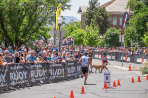 To the finish! Everyman champions. Ironman 70.3 St. George, St. George, Utah, May 2, 2015 | Photo by Dave Amodt, St. George News