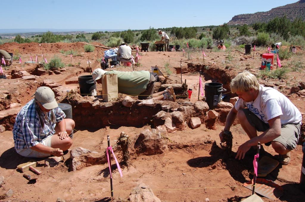 Barbara Frank and SUU students at the anthropology summer field camp, Kanab, Utah, date unspecified | Photo by Emily Dean, St. George News