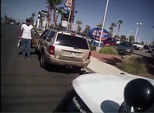 James Todora at the outset of a traffic stop, Las Vegas, Nevada, July 10, 2015 | Photo courtesy of Las Vegas Metropolitan Police Department, St. George News