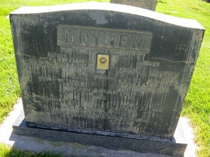 The first headstone in the St. George City Cemetery belonged to Ulrich Bryner