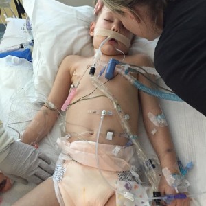 Kycie Terry was transported to Primary Children’s Hospital via Life Flight, Salt Lake City, Utah, July 1, 2015 | Photo courtesy of Kisses for Kycie Facebook page, St. George News