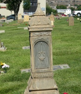 An old cenotaph from the St. George City cemetery, St. George, Utah, June 1, 2015 | Photo by Ric Wayman, St. George News