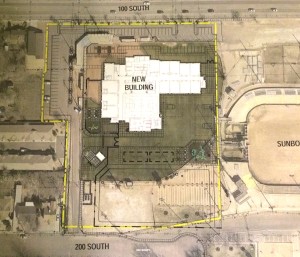 Site plan for a new elementary school to be built next to the Dixie Sunbowl on 100 North, St. George, Utah, July 30, 2015 | Image courtesy of the Washington County School District, St. George News 