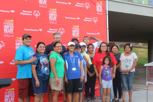 Jazmine Slama and her family and friends celebrate the lighting of the Flame of Hope and Dixie State University, St. George, Utah, July 3, 2015 | Photo by Nataly Burdick, St. George News