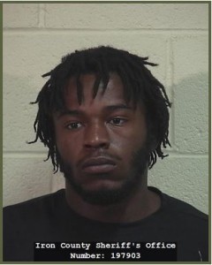 Davion Fletcher, of Cedar City, Utah, booking photo posted Aug. 17, 2015 | Photo courtesy of the Iron County Sheriff’s Office, St. George News