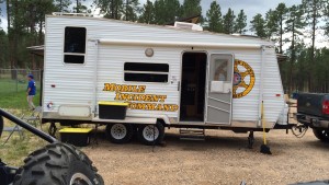 Washington County Search and Rescue team headquarters at incident command, Kaibab National Forest, Jacob Lake, Arizona, Aug. 9, 2015 | Photo by Cami Cox Jim, St. George News