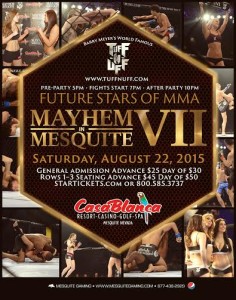 "Mayhem in Mesquite VII" event flyer, Mesquite, Nevada, date not specified | Photo courtesy of Mesquite Gaming, St. George News