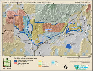 Red Cliffs National Conservation Area | Image courtesy of Bureau of Land Management