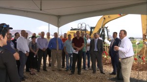 Groundbreaking ceremony for new Lin's Market, St. George, Utah, Aug. 7, 2015 | Photo by Sheldon Demke, St. George News