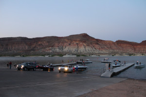 Boaters on the north ramp of Quail Creek State Park, Hurricane, Utah, August 18, 2015 | Photo by Nataly Burdick, St. George News