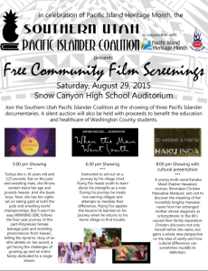 Event flyer | Image courtesy of the Southern Utah Pacific Islanders Coalition, St. George News