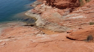 The need for litter and grafitti cleanup drive the state park's closure of the jumping rocks at Sand Hollow State Park for the weekend.  Hurricane, Utah, Aug. 24, 2015 | Photo by Julie Applegate, St. George News