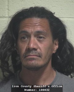 Ikaaka Kaheaku, Iron County Jail, Cedar City, Utah, Spetember 12, 2015 | Courtesy of Iron County Bookings, St. George News