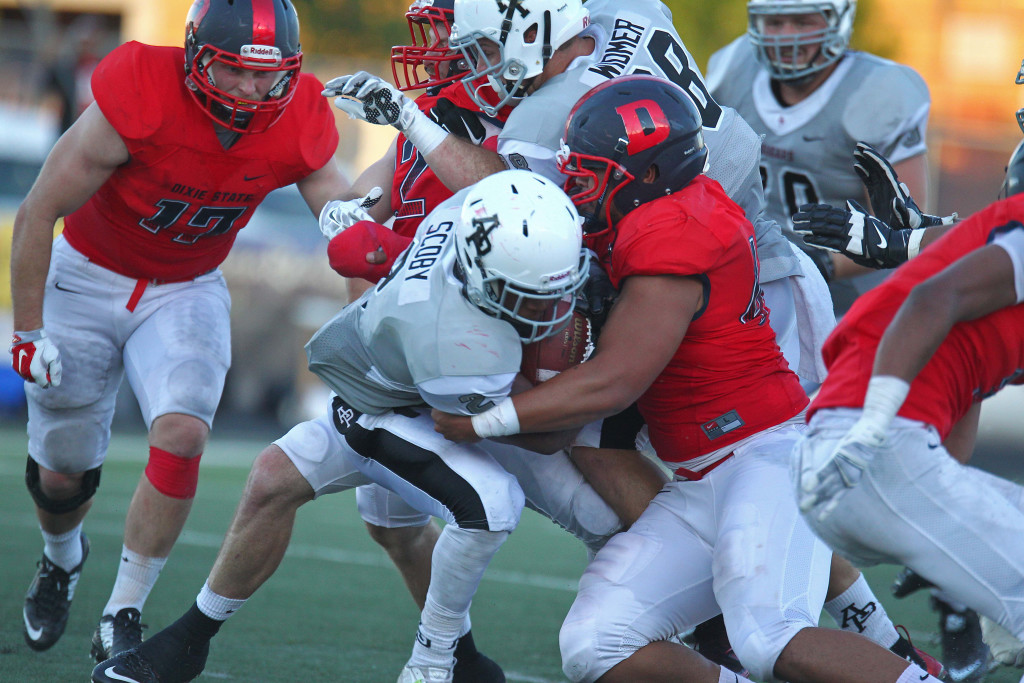 Dixie State University vs. Azusa Pacific University, Football, St. George, Utah, Sept. 26, 2015, | Photo by Robert Hoppie, ASPpix.com, St. George News