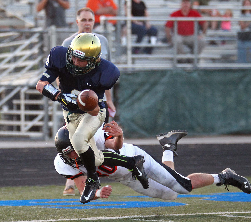 Snow Canyon running back Chris Poulsen, file photo from Snow Canyon vs. Ogden, Football, St. George, Utah, Sept. 11, 2015, | Photo by Robert Hoppie, ASPpix.com, St. George News
