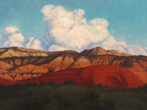 "Enchanted Evening", landscape painting, Henriville, Utah, 2015 | Courtesy of Travis Humphreys, St. George News