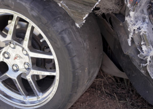 One woman is sent to the hospital following a single-car spinout on Interstate 15 near New Harmony, Utah, Sept. 24, 2015 | Photo by Carin Miller, St. George News