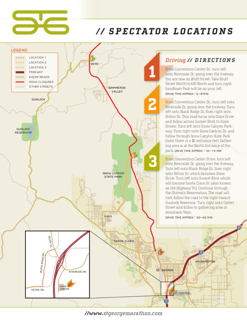 SPECTATOR LOCATIONS