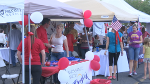 Supporters of those battling addiction lined the streets at the third "George Street Fest on Main," St. George, Utah, Sept. 5, 2015 | Photo by Devan Chavez, St. George News