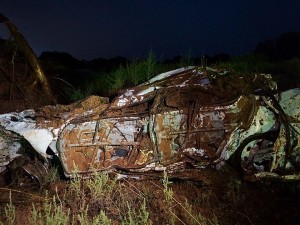 Searchers uncovered a vehicle that was swept away by heavy flood waters in Hildale, Utah, Sept. 15, 2015 | Photo by Kimberly Scott, St. George News