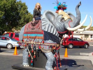 Elephant prop for Dixie High School's 2011 production of Phantom of the Opera, built by Jeremy Bird, St. George, Utah, circa 2011 | Photo courtesy of Minds' Eye Concepts & Design, St. George News 