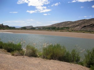 Grandpa's Pond, nearly empty of water after draining, Hurricane, Utah, Sept. 3, 2015 | Photo by Ric Wayman, St. George News