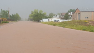 Flooding in Hildale, Utah and Colorado City, Arizona, Sept. 14, 2015 | Photo reader submitted, St. George News
