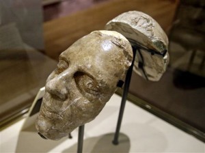 The death mask of Joseph Smith is shown during a tour of the Mormon Church History Museum, Sept. 29, 2015, in Salt Lake City. The Mormon church's renovated history museum set to reopen this week features a small and surprising display about an uncomfortable part of the faith's history that for generations has been glossed over: polygamy. | AP Photo by Rick Bowmer, St. George News