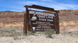 Welcome to Quail Creek State Park, Hurricane, Utah, Sept. 21, 2015 | Photo by Mori Kessler, St. George News