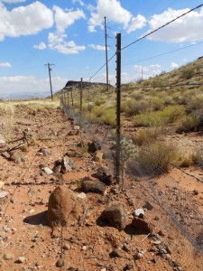 A tortoise fence marks the boundary of the Red Cliffs National Conservation Area, St. George, Utah, Aug. 29, 2015 | Photo by Julie Applegate, St. George News