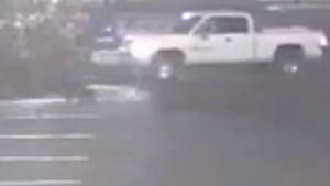 The driver of the truck seen on surveillance footage in the parking lot of Dixie Regional Medical Center is wanted for questioning by police, St. George, Utah, Aug. 11, 2015 | Photo courtesy of the St. George Police Department, St. George News