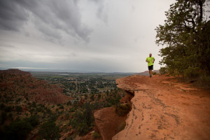 Runner on a ledge, Kanab, Utah, undated | Photo by Tyler Cornell, St. George News