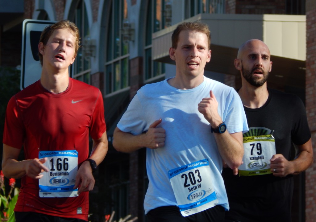 Runners compete at the St. George Marathon, St. George, Utah, Oct. 3, 2015 | Photo by Shelly Griffin, St. George News