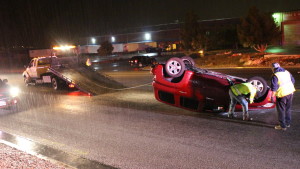 Results of an accident on 3050 East that police say was caused by a driver running a stop sign, St. George, Utah, Oct. 17, 2015 | Photo by Mori Kessler, St. George News