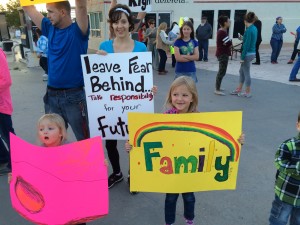 Community rally, Colorado City, Arizona, Oct. 25, 2015 | Photo by Cami Cox Jim, St. George News