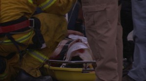 A 19-year-old man was transported to the hospital by Life Flight in critical condition after falling approximately 50-60 feet from a cliff, St. George, Utah, Oct. 21, 2015 | Photo by Michael Durrant, St. George News