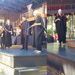 Students and educators on stage during the Shakespeare Competition, Cedar City, Utah, October 2015 | Photo courtesy of the Utah Shakespeare Festival, St. George News