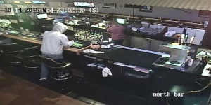 A robbery suspect is captured on surveillance video at Golden West Casino, Mesquite, Nevada, Oct. 14, 2015 | Image courtesy of Mesquite Police Department, St. George News