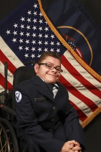 Cadet Dayne Nourse has a bone disease and has always wanted to serve in the military, so he joined the AFJROTC, location and date unspecified | Photo by Back When Photography, St. George News