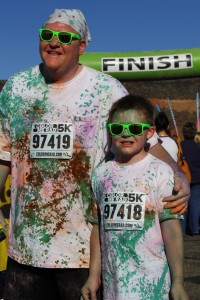 Color Me Rad 5K at the former airport property, Ridge Top Complex, in st. George, Utah, Sept. 28, 2013 | Photo by John Teas, St. George News