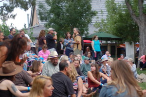 Jazz garden at George First Friday Streetfest, St. George, Utah, June 5, 2015 | Photo by Hollie Reina, St. George News