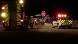 Head-on collision on state Route 389, Mohave County, Arizona, Nov. 16, 2015 | Photo by Cami Cox Jim, St. George News