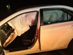A four-vehicle collision on Interstate 15 near Arizona milepost 11.5 resulted in at least three people transported to the hospital, Mohave County, Arizona, Nov. 29, 2015 | Photo courtesy of Arizona Department of Public Safety, St. George News