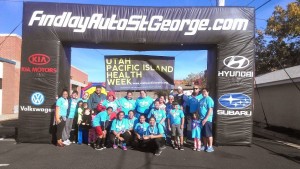 Participants pose after completing the Aloha 5k, St. George, Utah, Nov. 15, 2014 | Photo courtesy of the Southern Utah Pacific Islander Coalition, St. George News